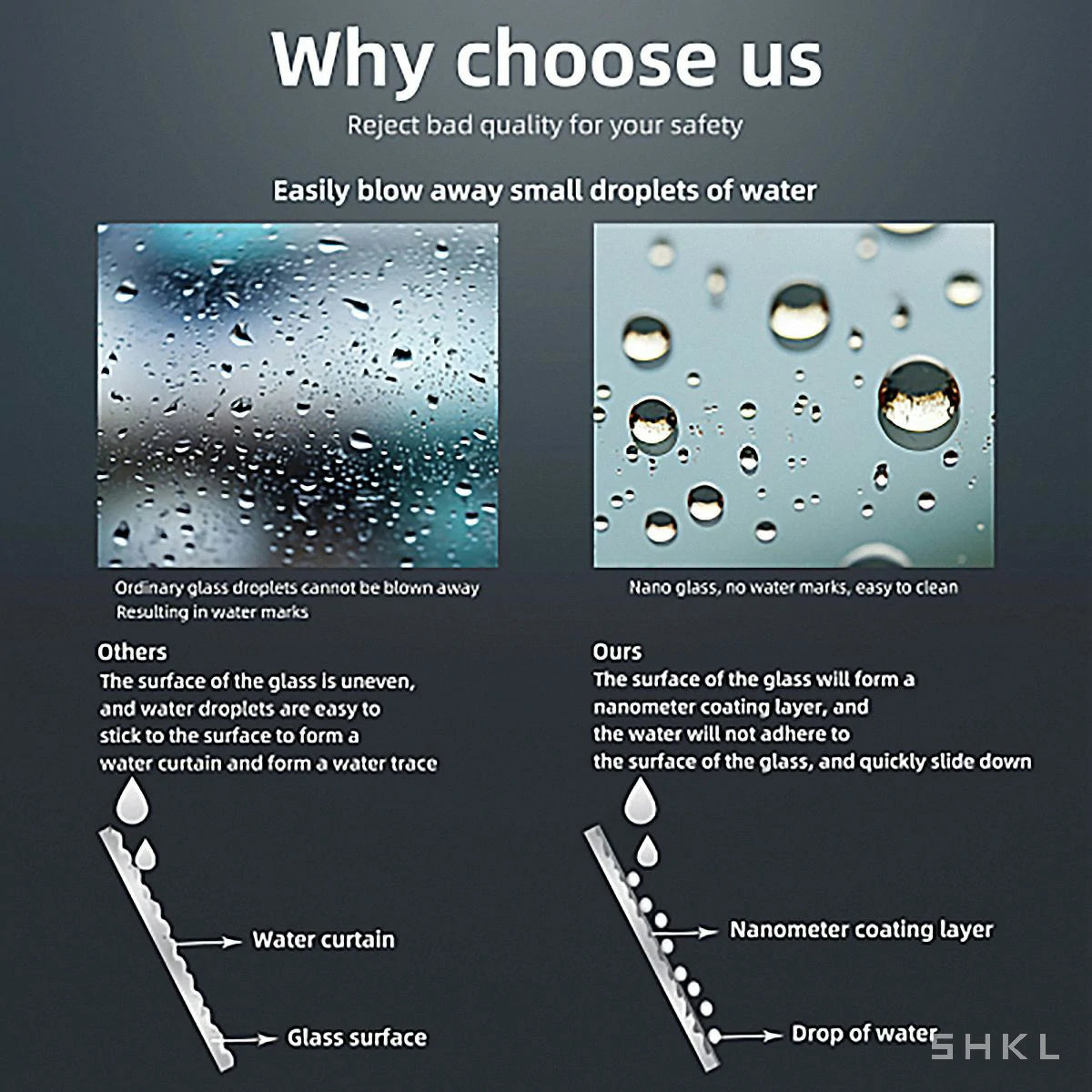 56"-60"W x 70"H Frameless Sliding Shower Door, with 5/16"(8mm) Thick Tempered Glass, Matte Black Finished With Buffer - Luciddepo