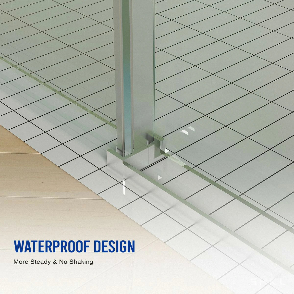 56"-60"W x 70"H Frameless Sliding Shower Door, Premium 5/16"(8mm) Thick Tempered Glass, Brushed Nickel Finished With Buffer - Luciddepo
