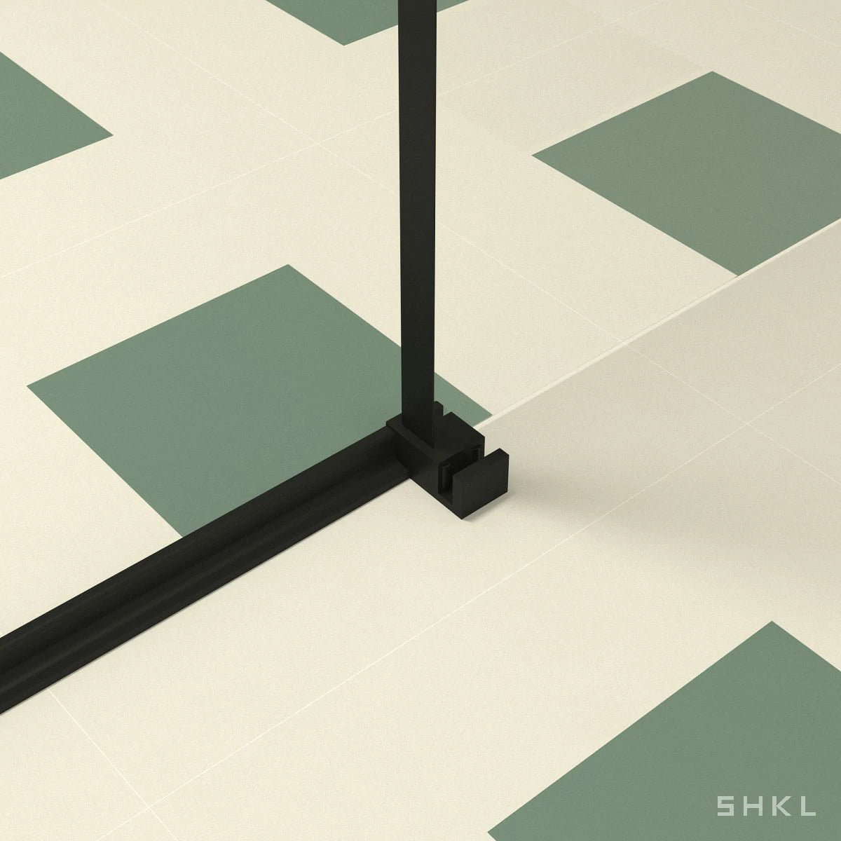 56-60" W x 74" H Semi-Frameless Sliding Shower Door, 1/4" (6mm) Clear SGCC Tempered Glass, Matte Black Finished - Luciddepo