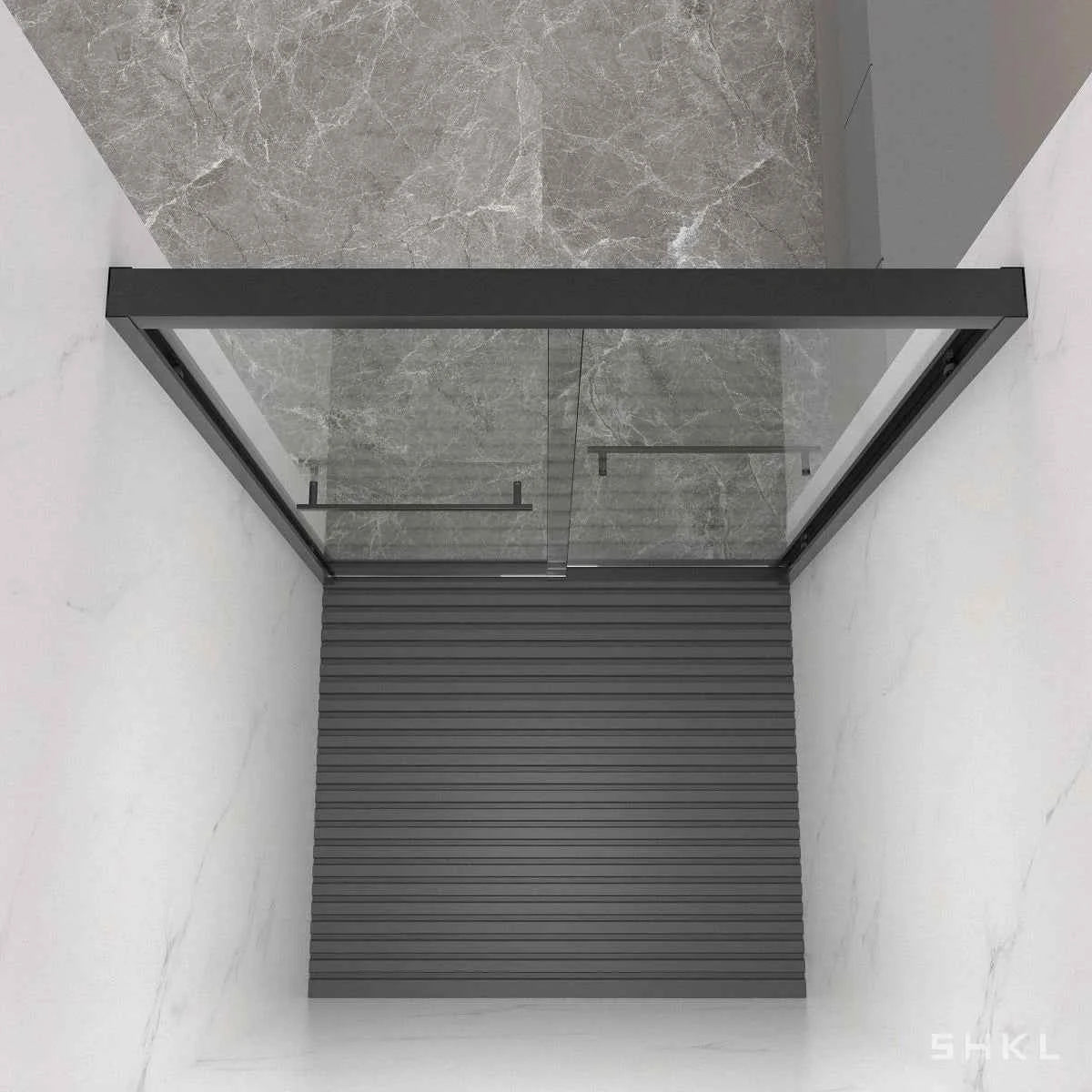 ABC 24'' Floating Bathroom Vanity with 2 Storage Drawers, White Resin Integrated Basin, Acacia Solid Wood Color