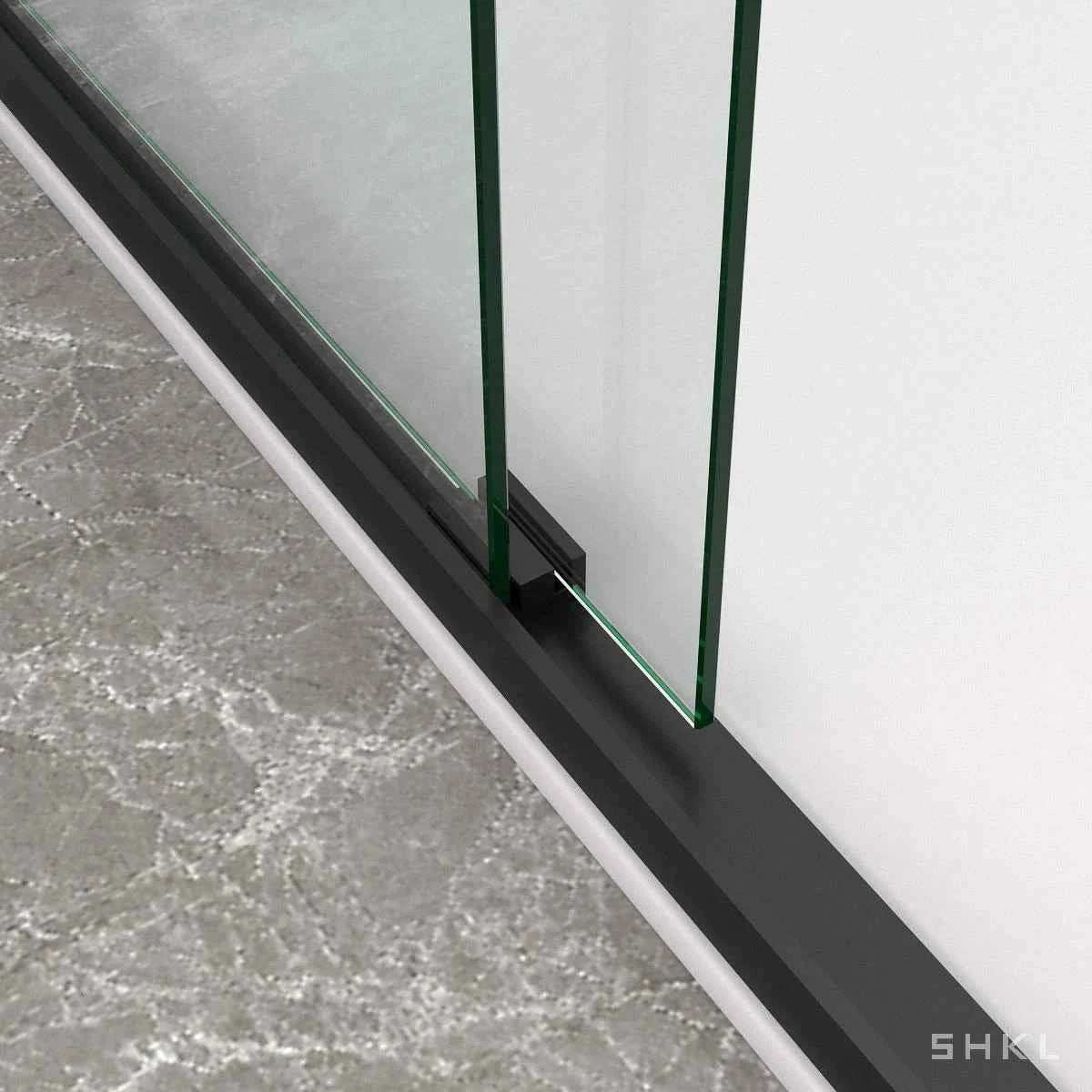 ABC 24'' Floating Bathroom Vanity with 2 Storage Drawers, White Resin Integrated Basin, Acacia Solid Wood Color