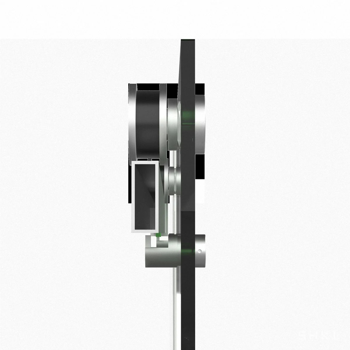 56-60"W x 72"H Frameless Sliding Shower Door, 5/16" (8mm) Thick SGCC Tempered Clear Glass, Brushed Nickel Finished - Luciddepo