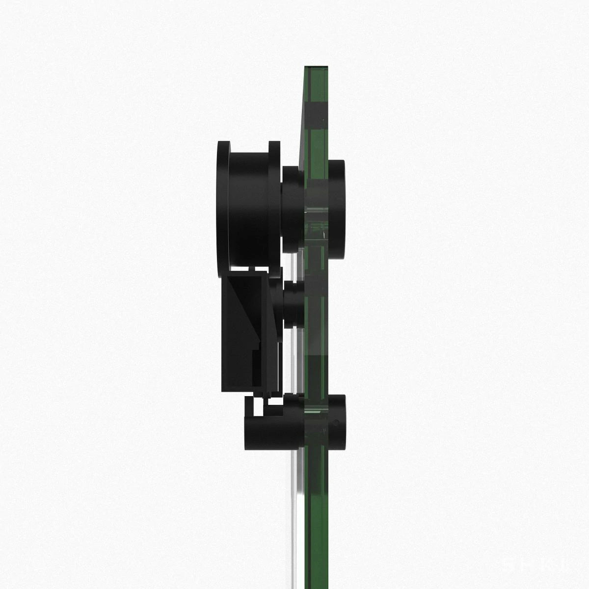 56-60"W x 72"H Frameless Sliding Shower Door, 5/16" (8mm) Thick SGCC Tempered Clear Glass, Matte Black Finished - Luciddepo