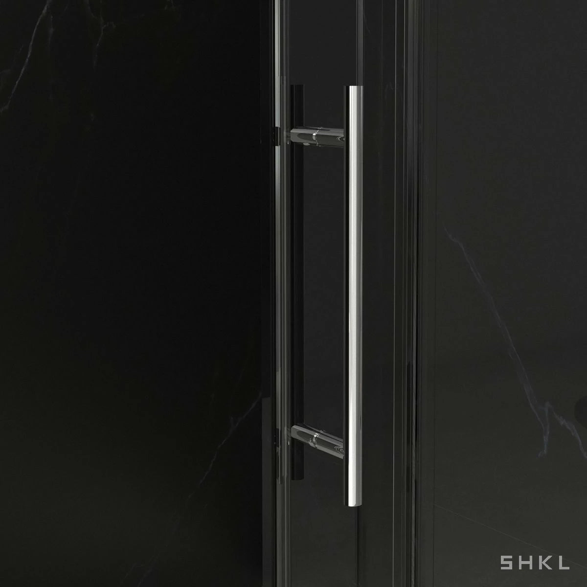 56"-60"W x 72"H Frameless Sliding Shower Door, with Premium 5/16"(8mm) Thick Tempered Glass, Chrome Finished - Luciddepo