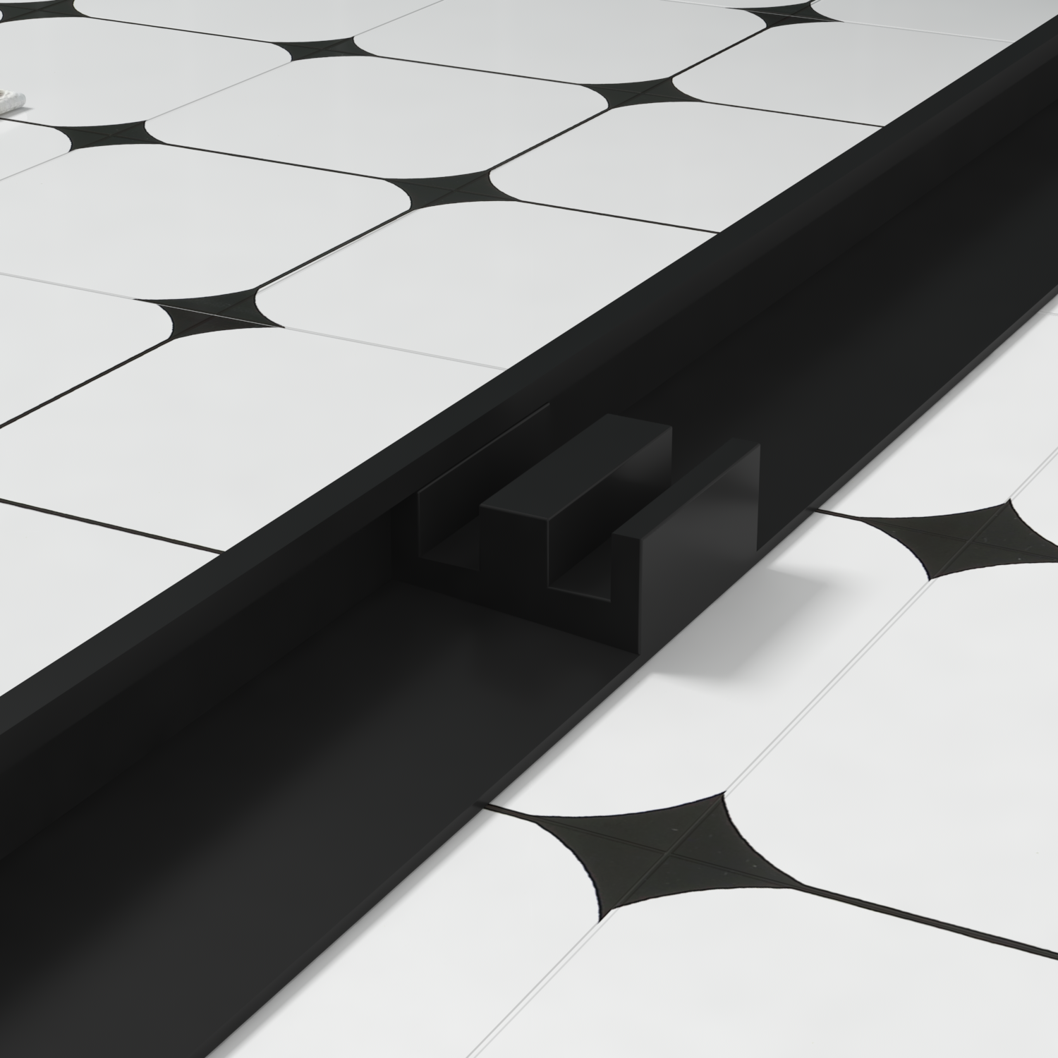 Aluminum Frame Double Sliding Shower Door 44"-48"W x76"H, 6mm Thick SGCC Clear Tempered Glass, Matte Black Finished - Luciddepot