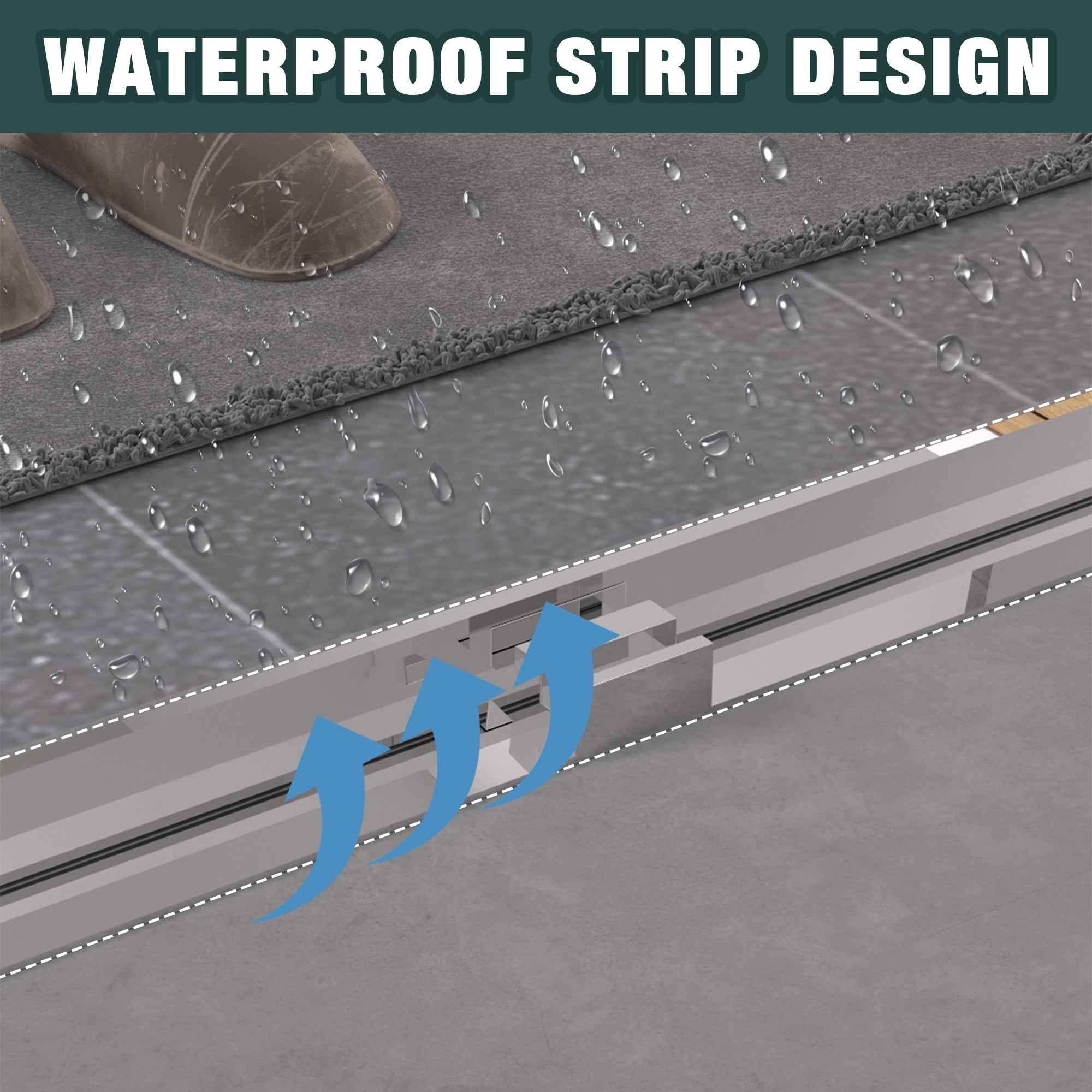 Aluminum Frame Double Sliding Shower Door 56"-60"W x 74"H, 6mm Thick SGCC Clear Tempered Glass, Chrome Finished - Luciddepot