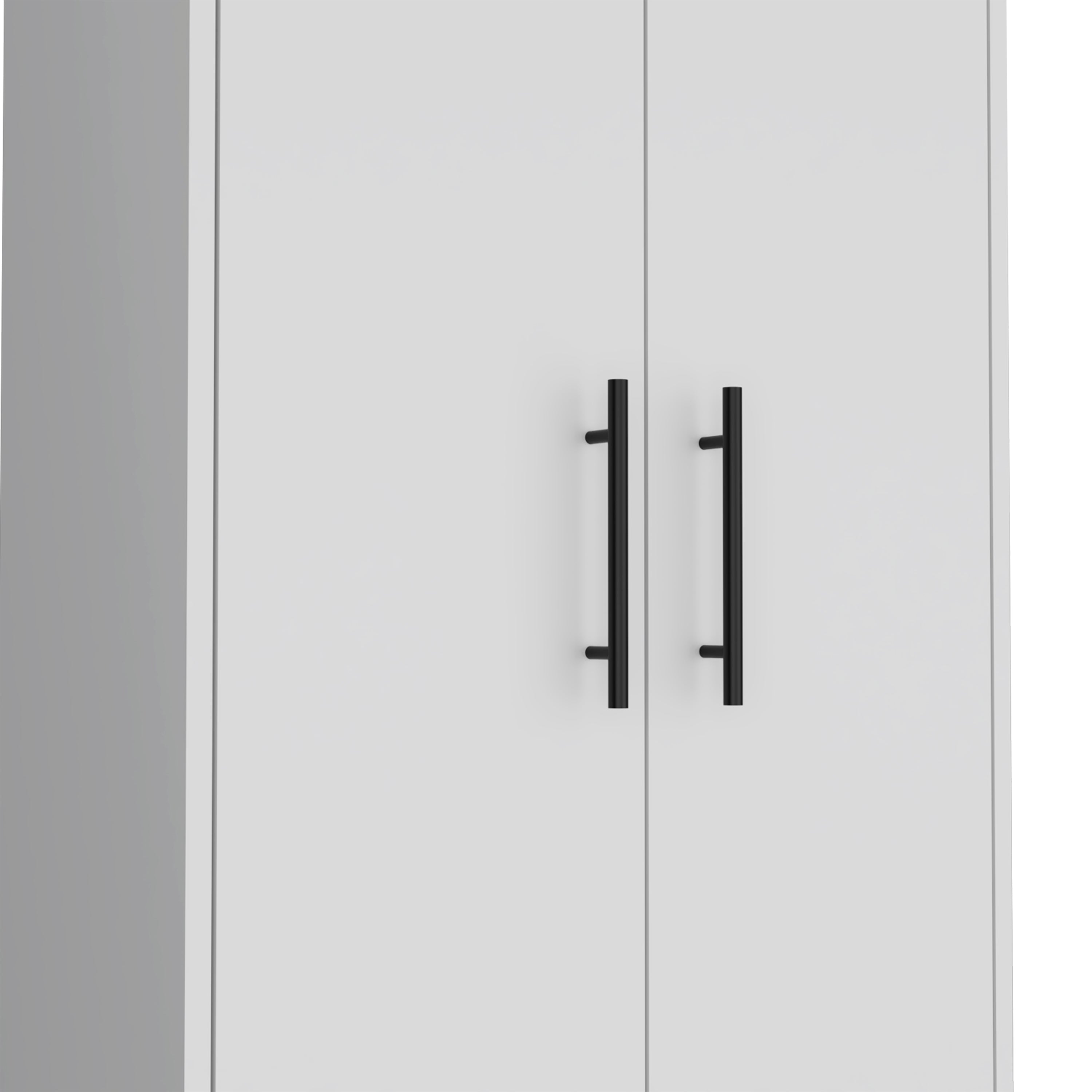 Kenner Multipurpose Storage Cabinet, 5-Tier Shelf, White - Luciddepo