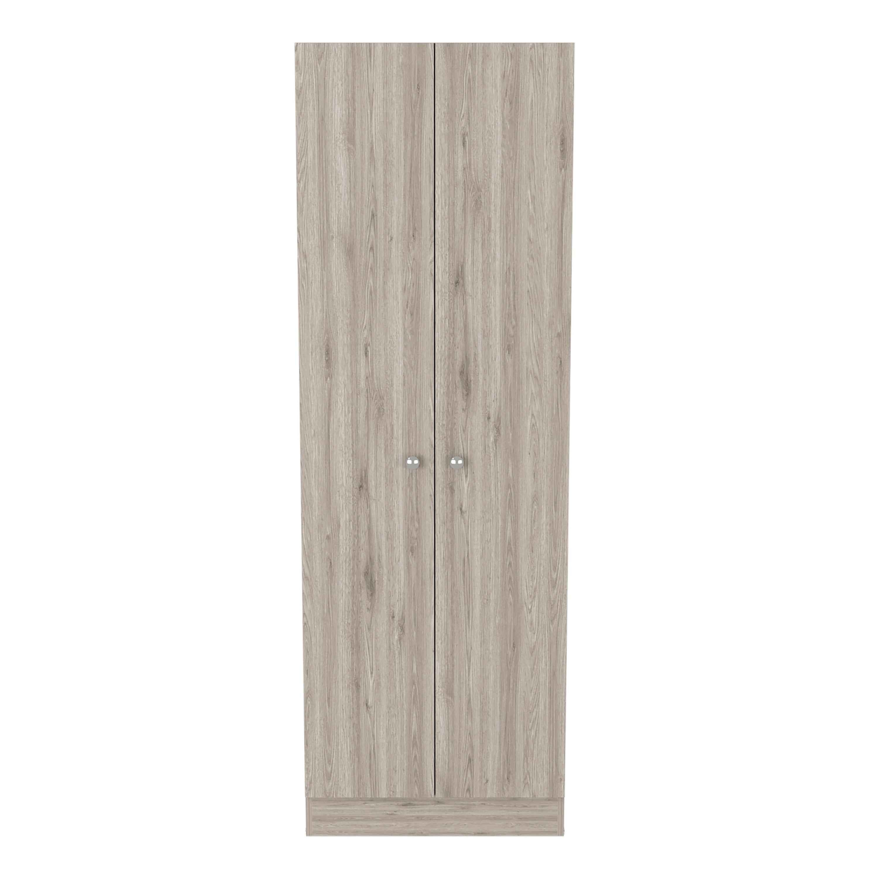 Dakari Multistorage Double Door Cabinet, Five Shelves, Light Gray