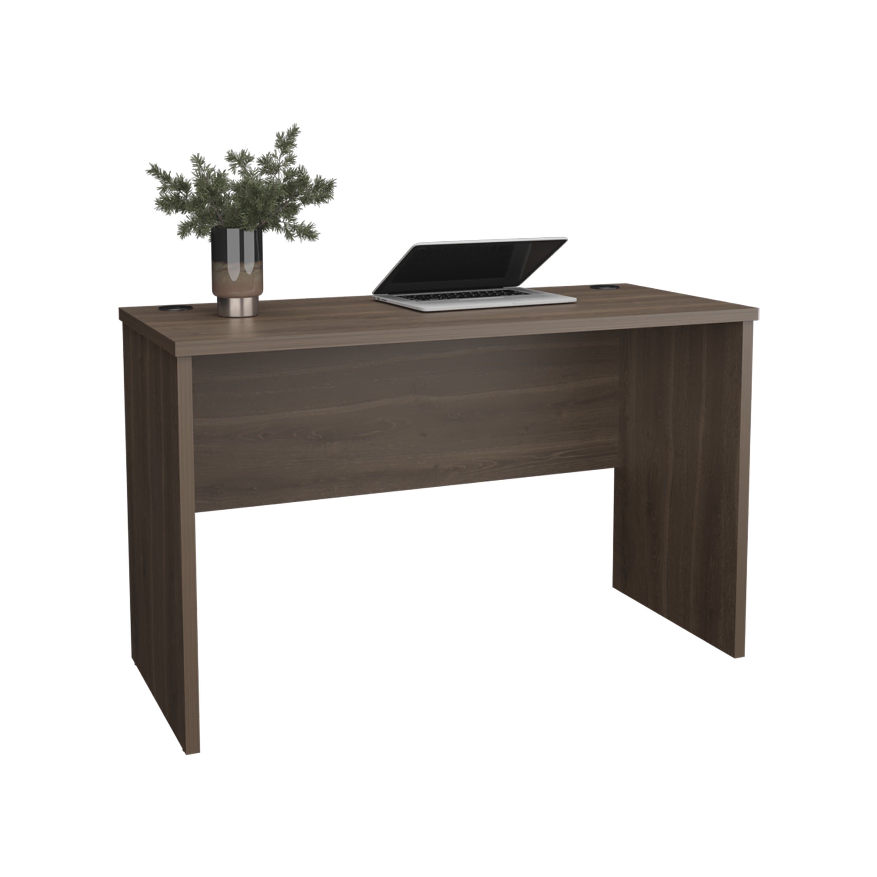 Revloc Desk, Gray Walnut - Luciddepo