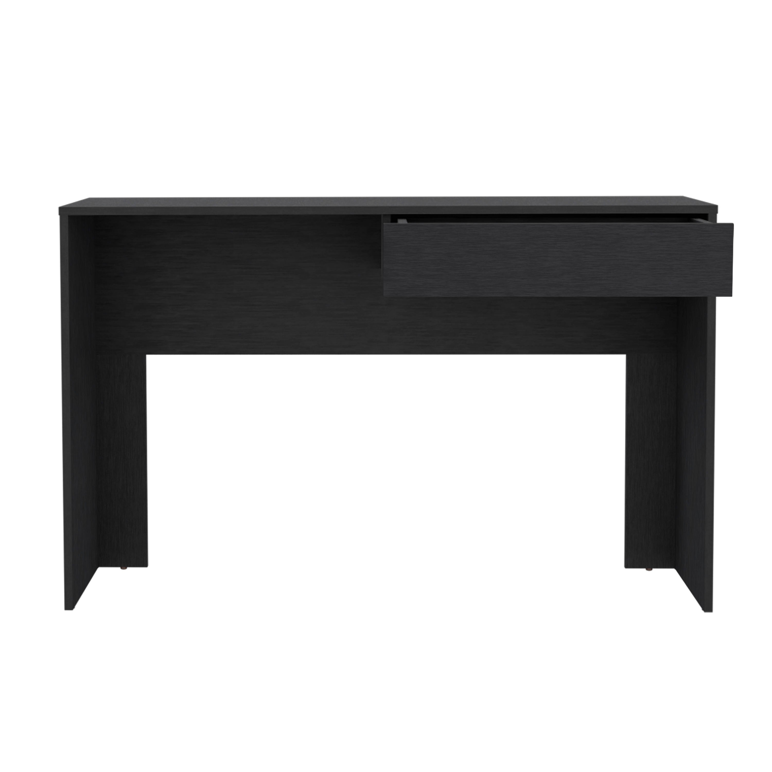 Acanto 1 Drawer Writing Computer Desk, Black - Luciddepo