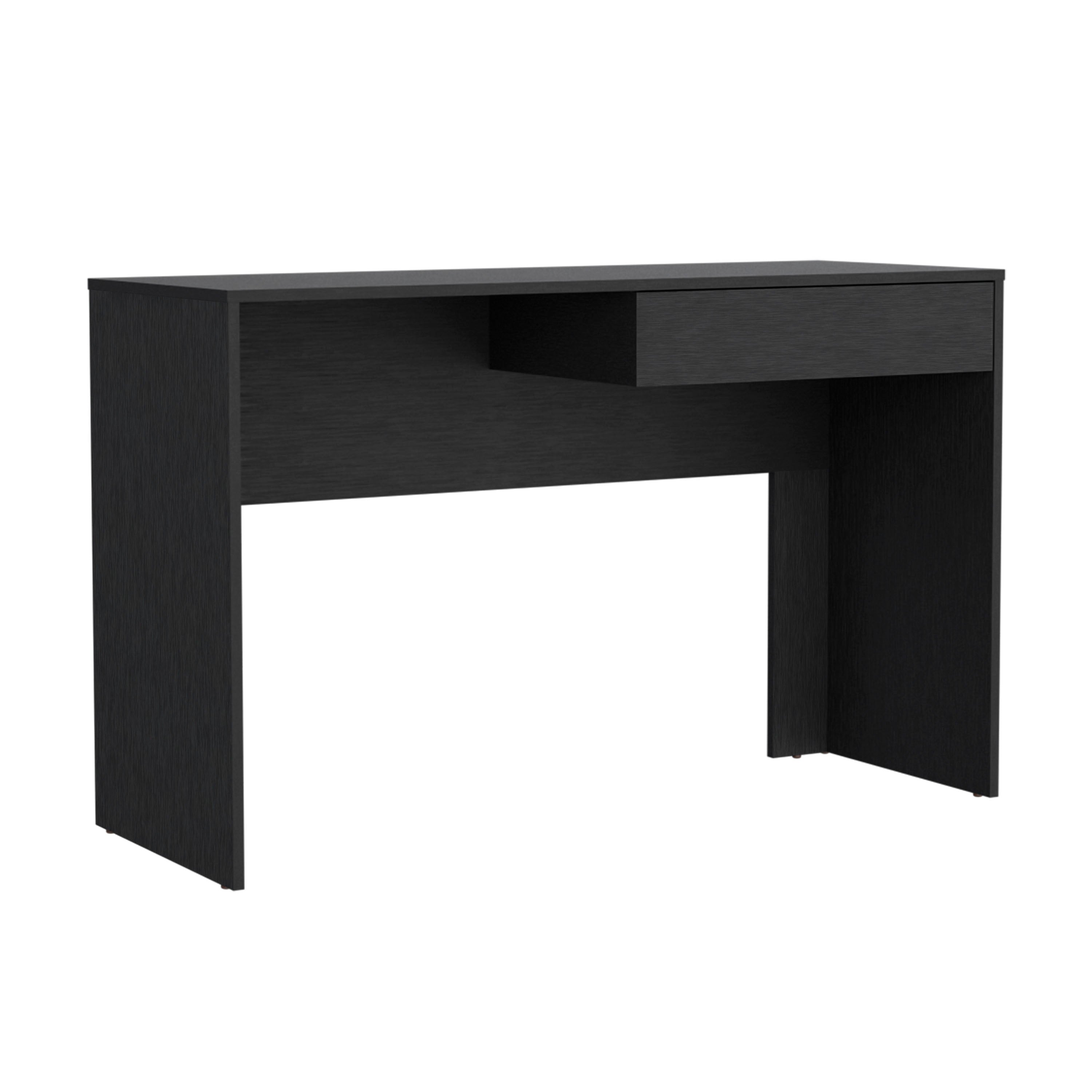 Acanto 1 Drawer Writing Computer Desk, Black - Luciddepo