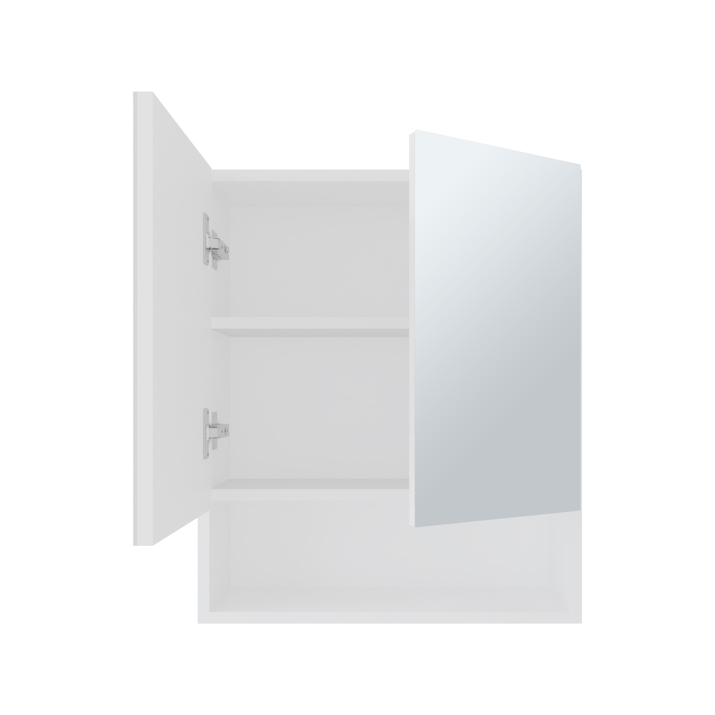 Colfax Medicine Cabinet, 2 Doors, 3 Shelves, 1 Mirror, White - Luciddepo