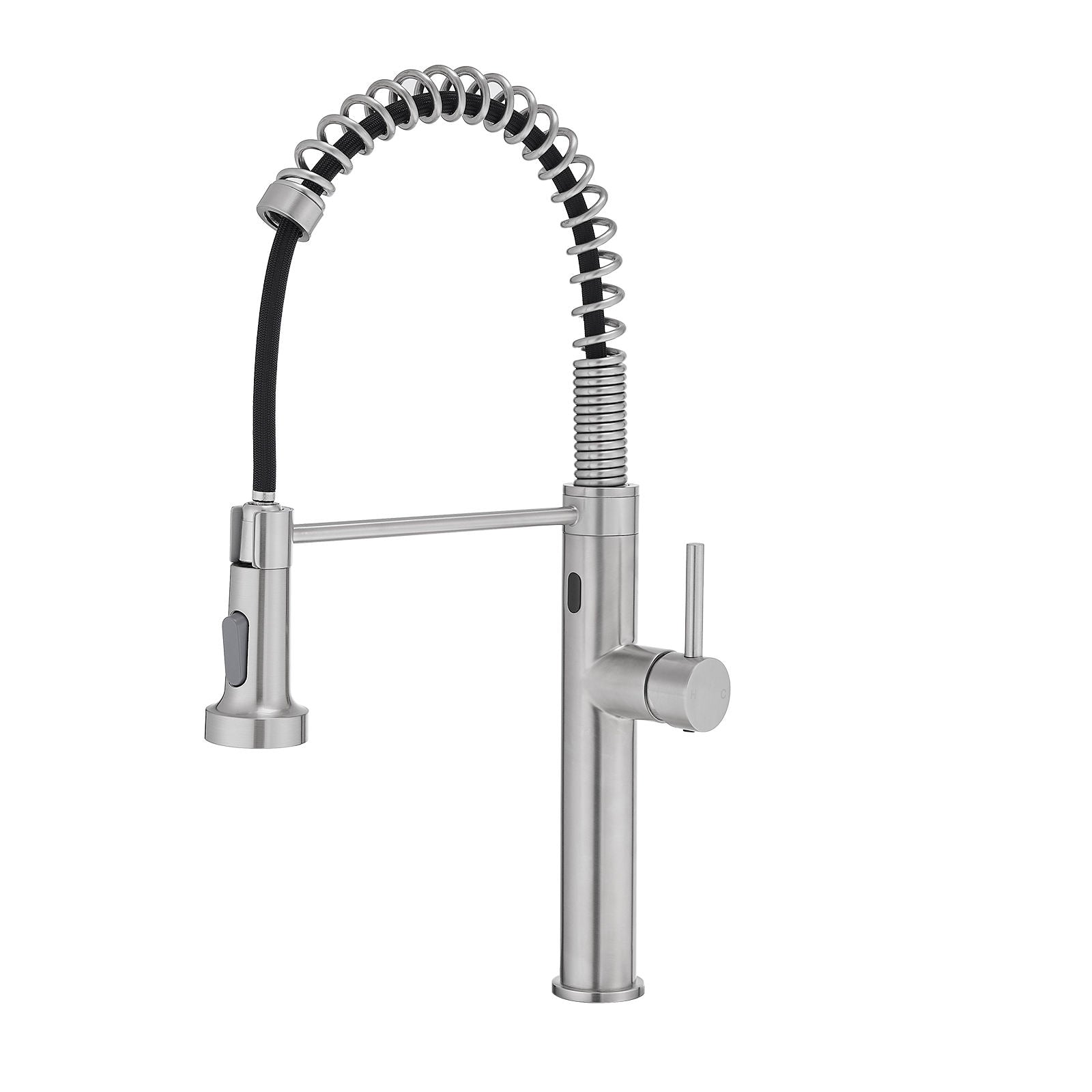 Kitchen, Faucet, Single Handle Faucet, Touchless, Push Button, Pull-Out Sprayer, Ceramic Valve, Core Sense Faucet, Nickel