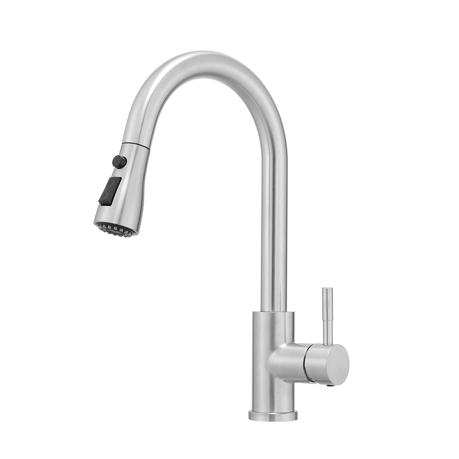 Kitchen, Faucet, Single Handle Faucet, Push Button, Pull-Out Sprayer, Ceramic Valve, Core Sense Faucet, Nickel