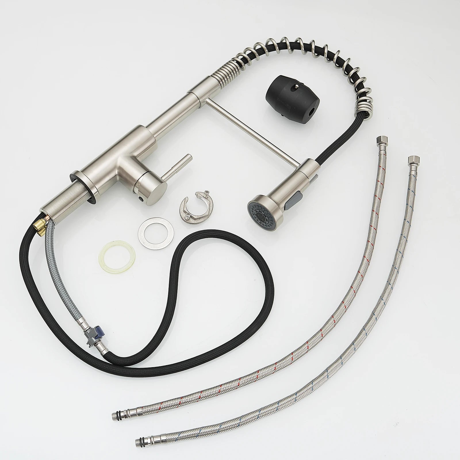 Kitchen, Faucet, Single Handle Faucet, Touchless, Push Button, Pull-Out Sprayer, Ceramic Valve, Core Sense Faucet, cupc certified, Black, Gold, Nickel