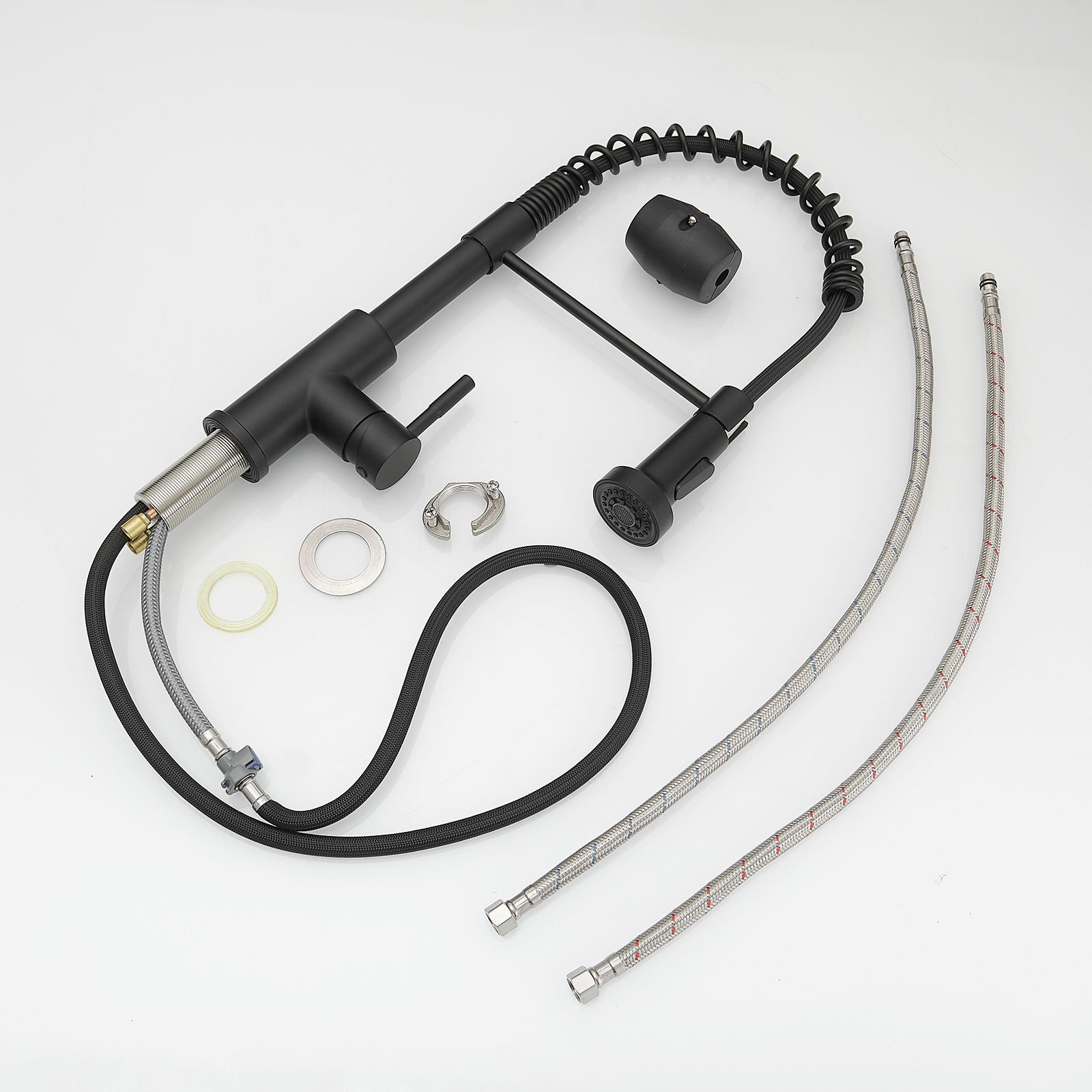 Kitchen, Faucet, Single Handle Faucet, Touchless, Push Button, Pull-Out Sprayer, Ceramic Valve, Core Sense Faucet, cupc certified, Black, Gold, Nickel