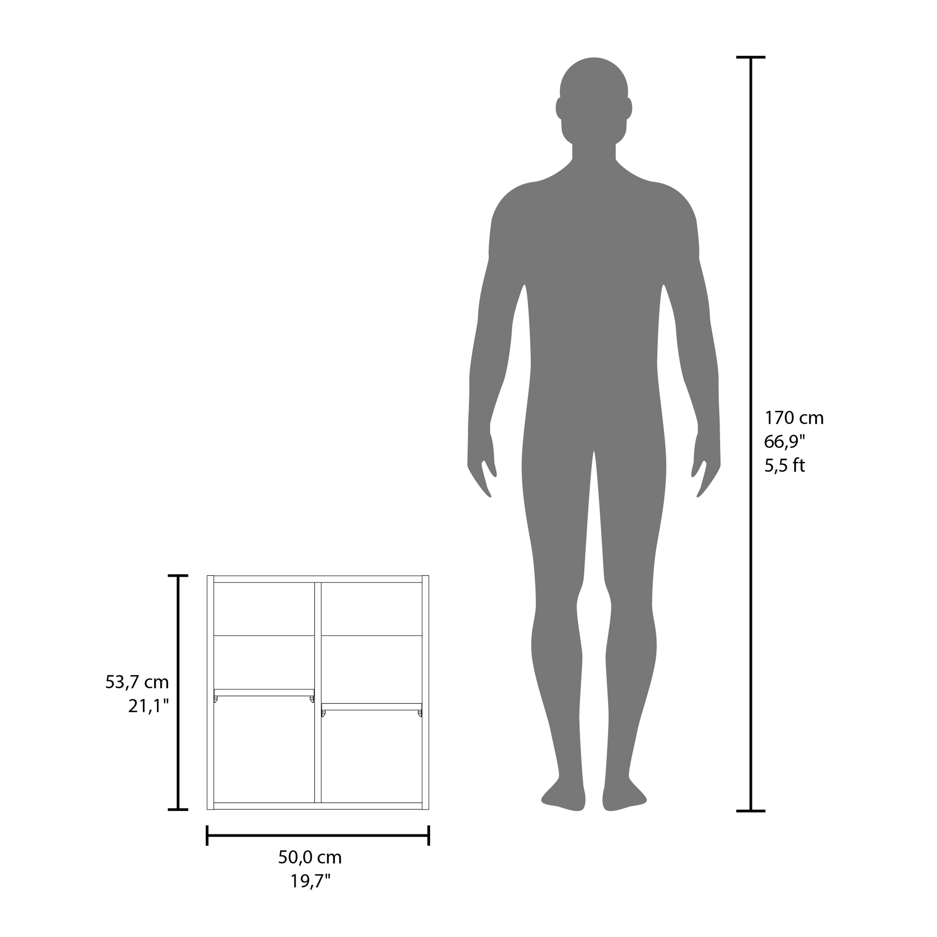 Loring Medicine Cabinet, 1 Door, 4 Shelves, 1 Mirror, White - Luciddepo