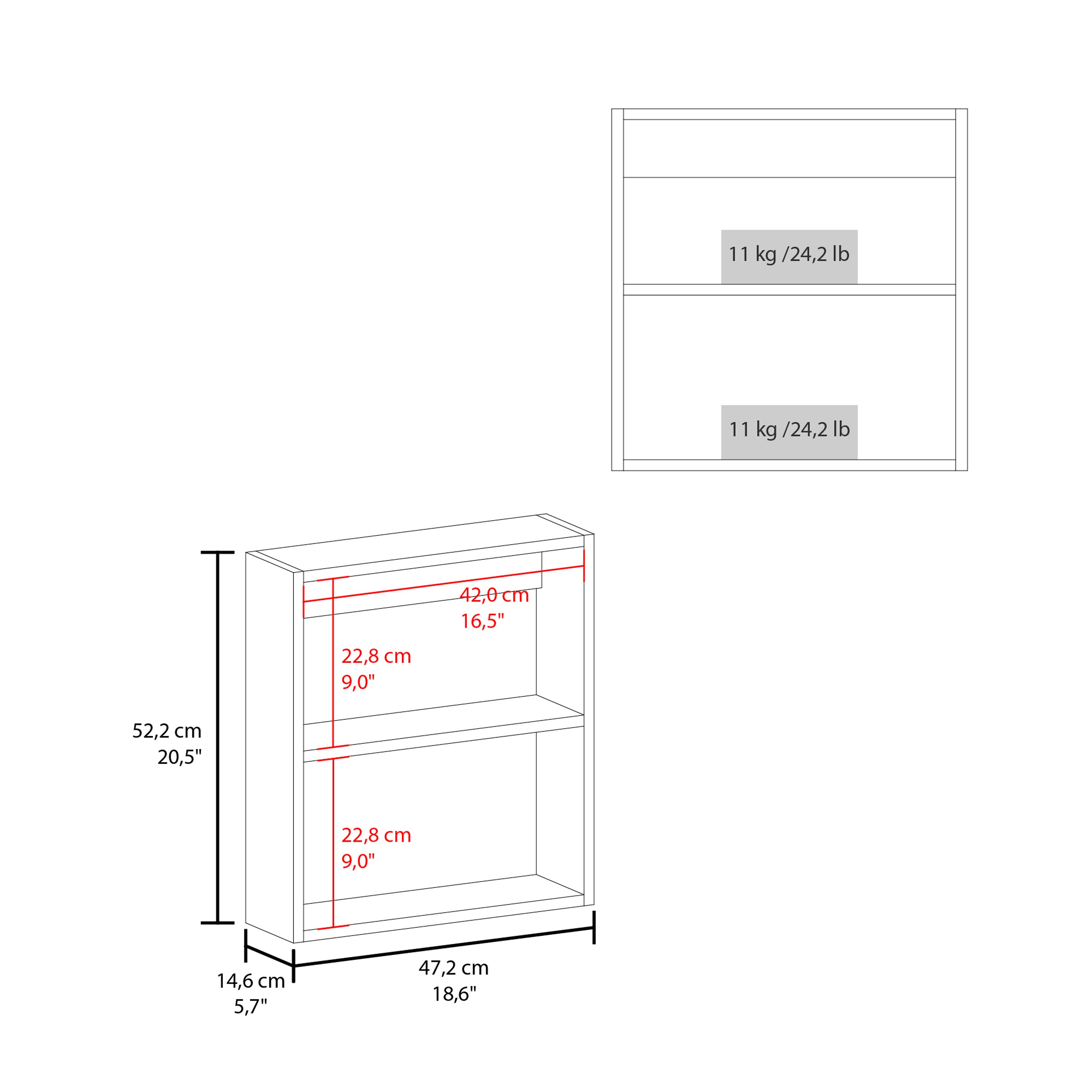 Asheboro Medicine Cabinet with 2 Shelves, 1 Door, and 1 Mirror, Black Wengue - Luciddepo