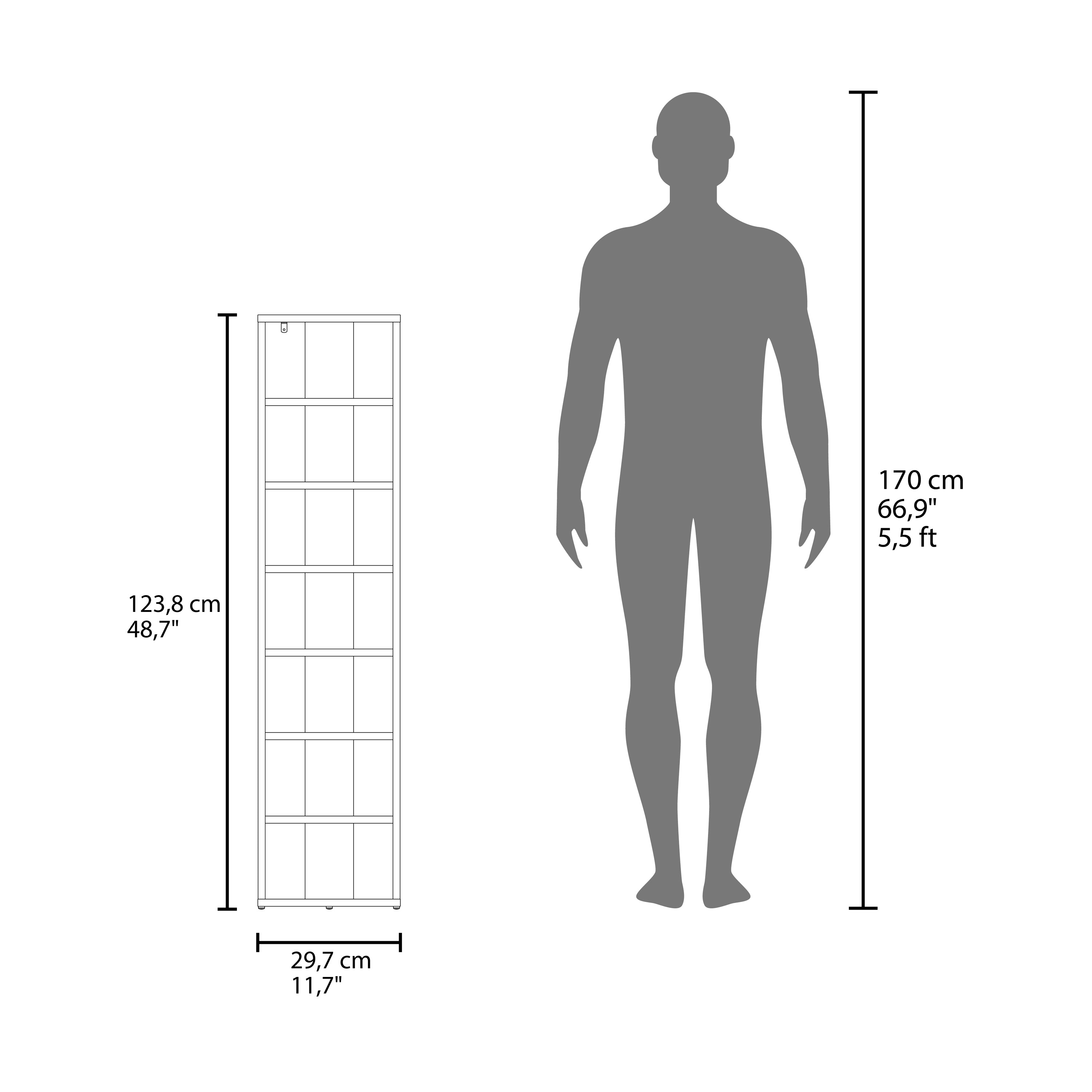 Glacier Shoe Rack, 7 Shelves, White - Luciddepo