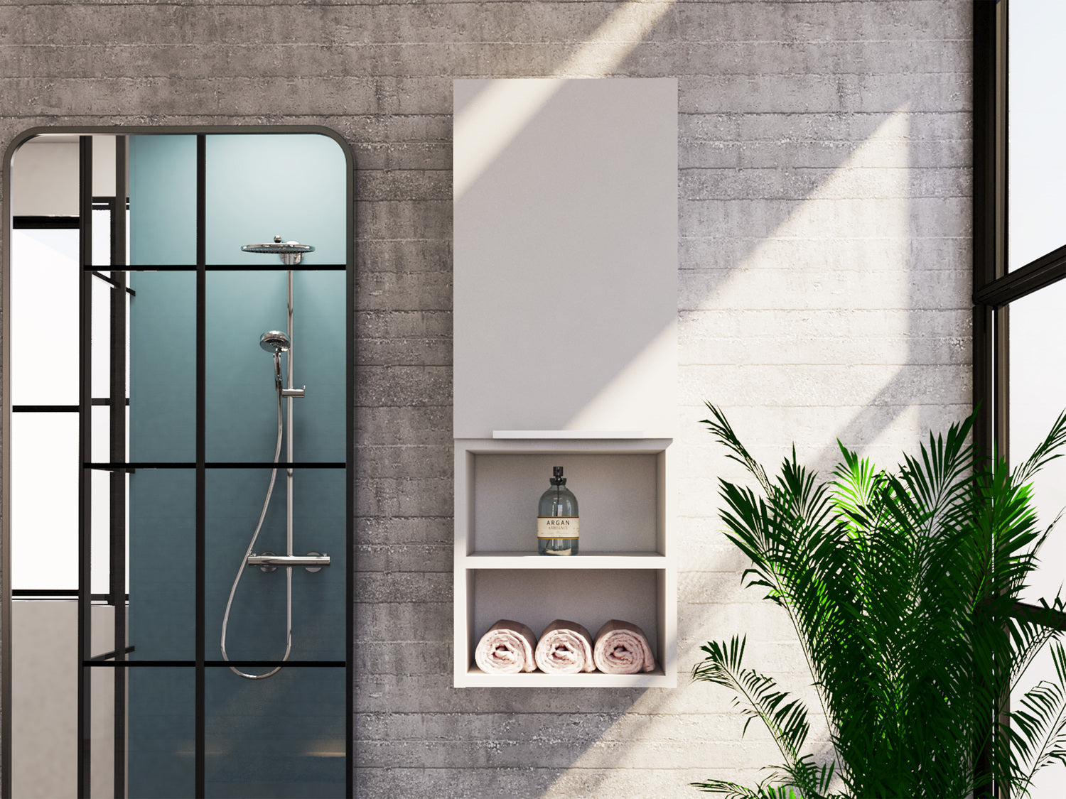 Savona Medicine Single Door Cabinet with Two Interior Shelves and Two External Shelves, White - Luciddepo