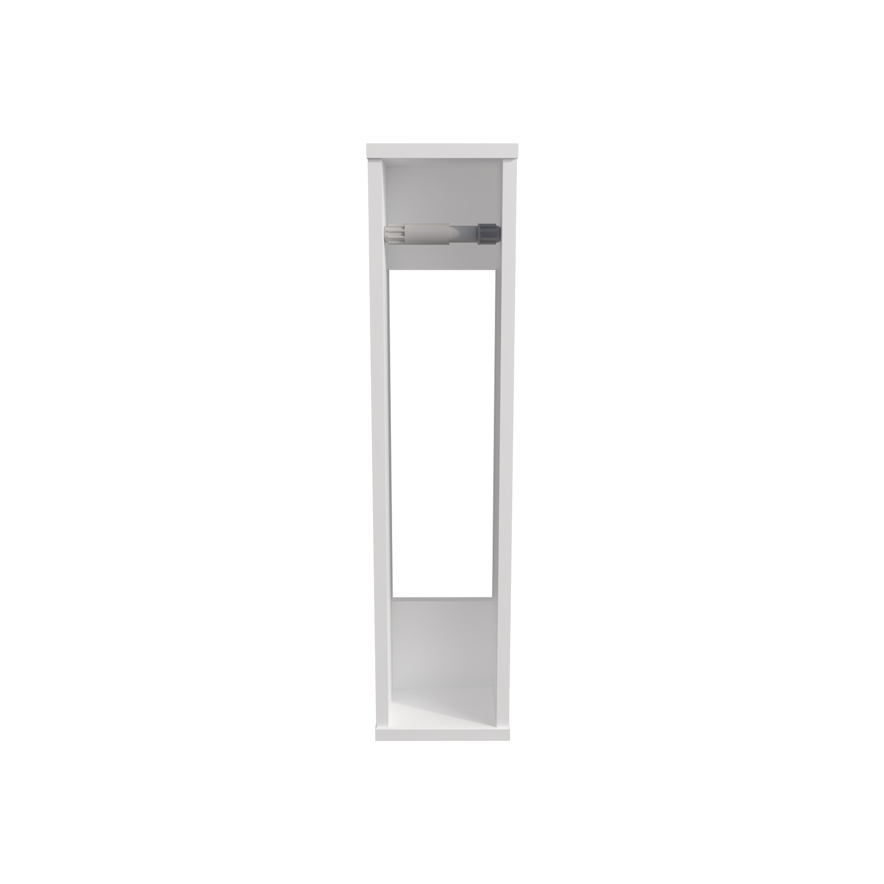 Golovin Shelf with 2 Shelves, White - Luciddepo
