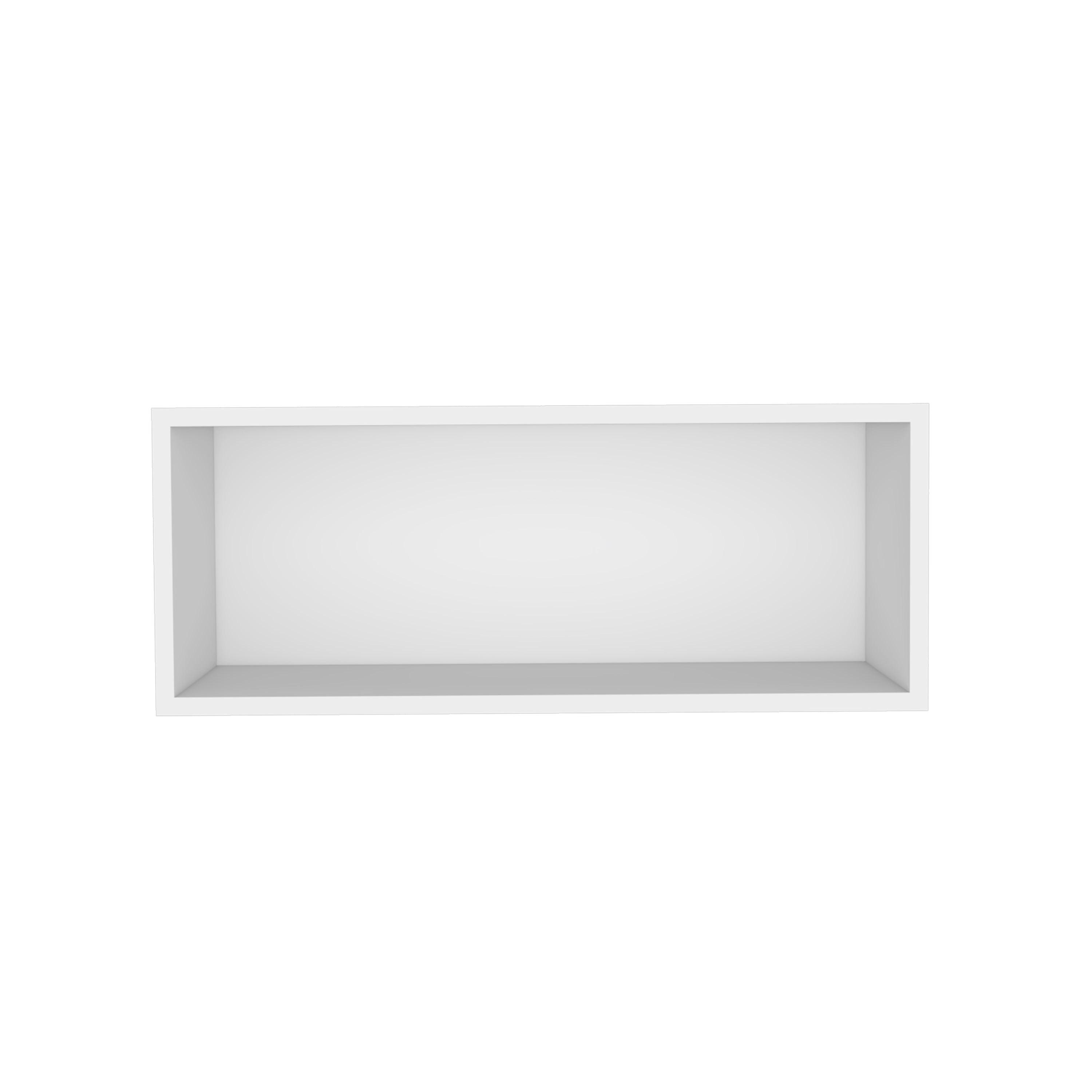 Ayden Wall Cabinet, 1 Spacious Shelf, White - Luciddepo