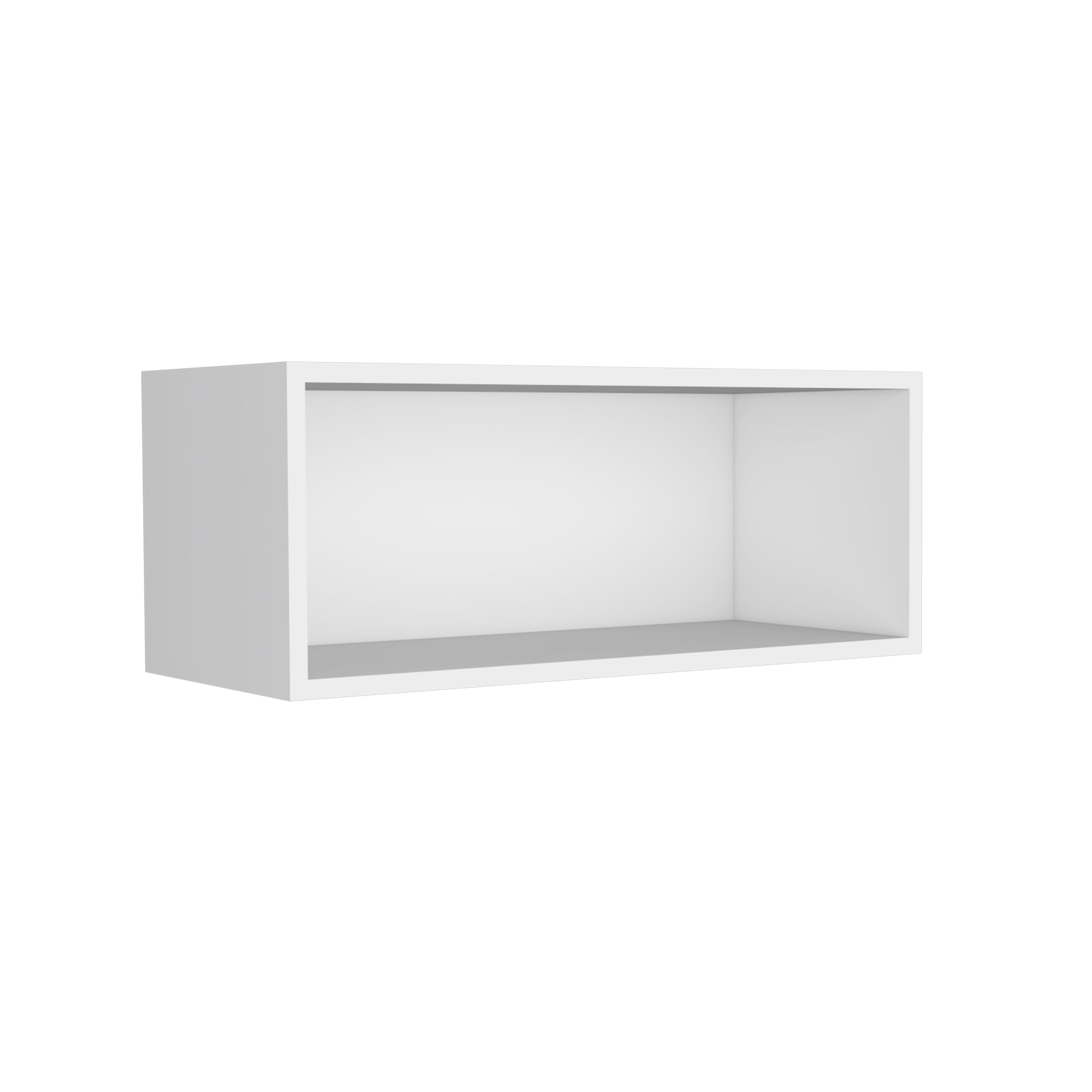 Ayden Wall Cabinet, 1 Spacious Shelf, White - Luciddepo
