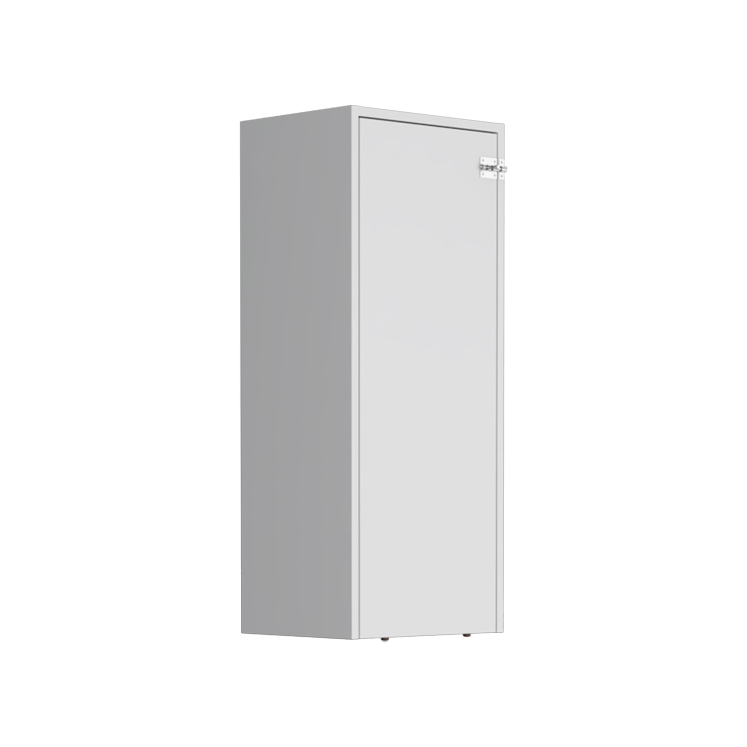 Rupert Folding Table, 3 Shelves, White - Luciddepo