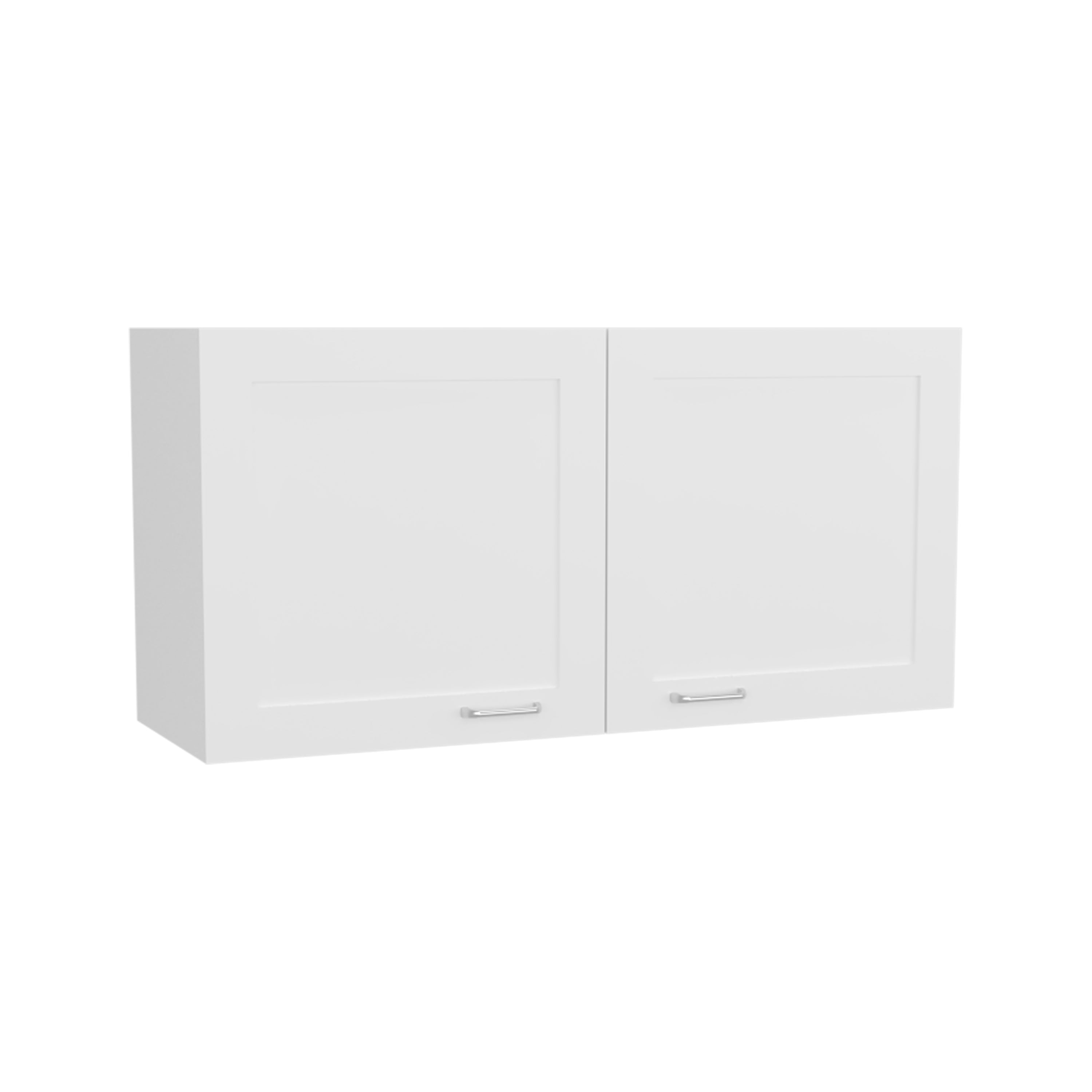 Burbank Wall Cabinet, 2 Doors, White - Luciddepo