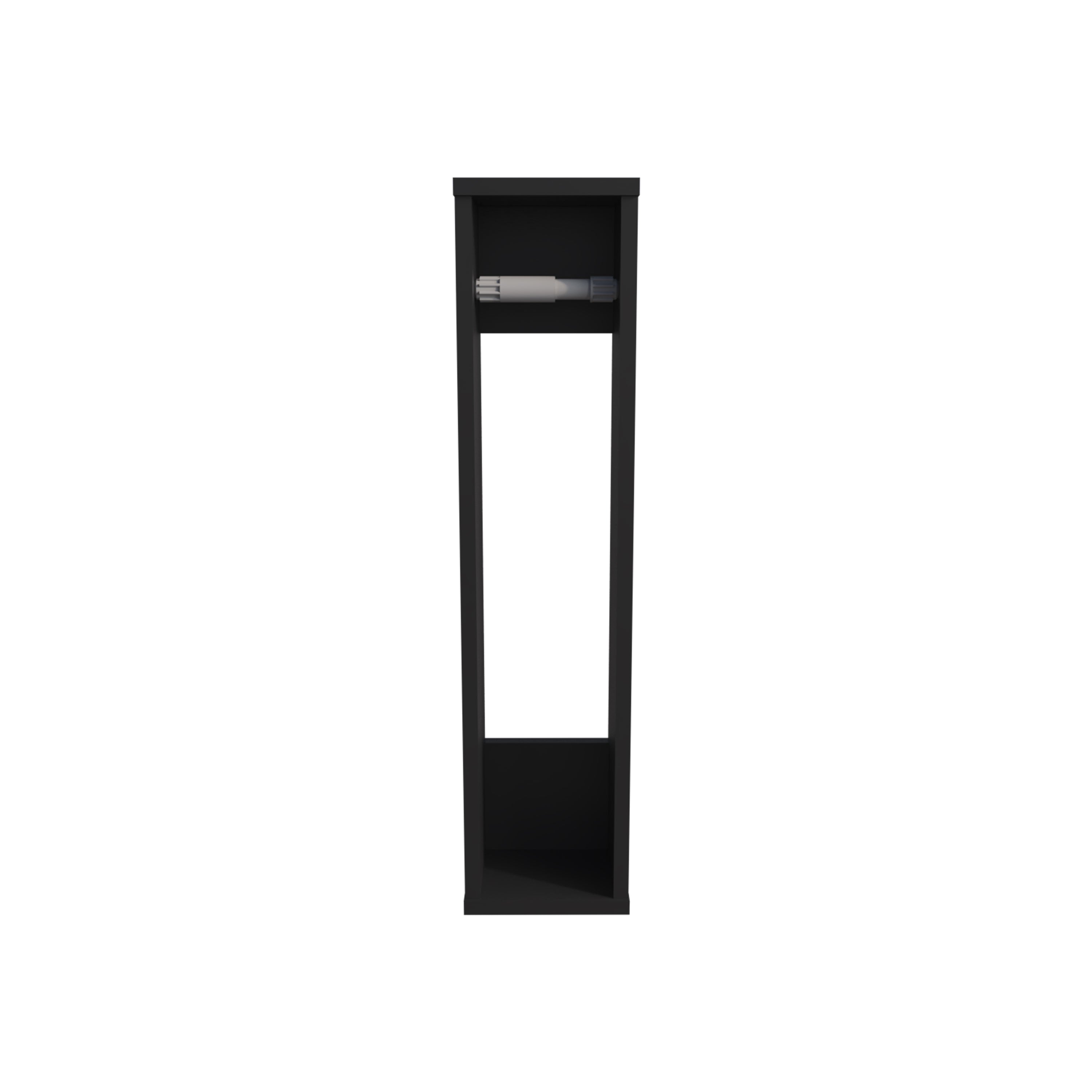 Golovin Shelf with 2 Shelves, Black Wengue - Luciddepo