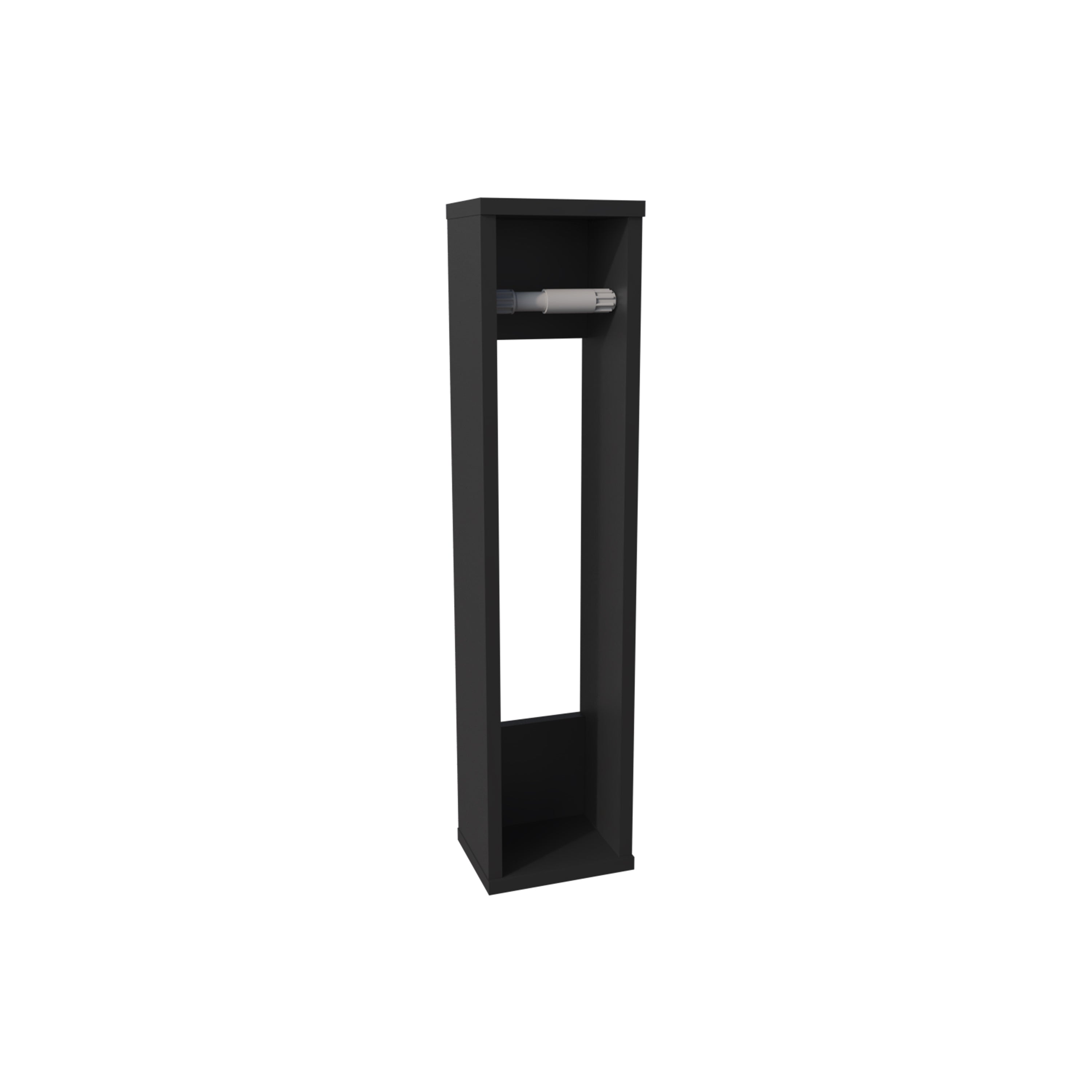 Golovin Shelf with 2 Shelves, Black Wengue - Luciddepo