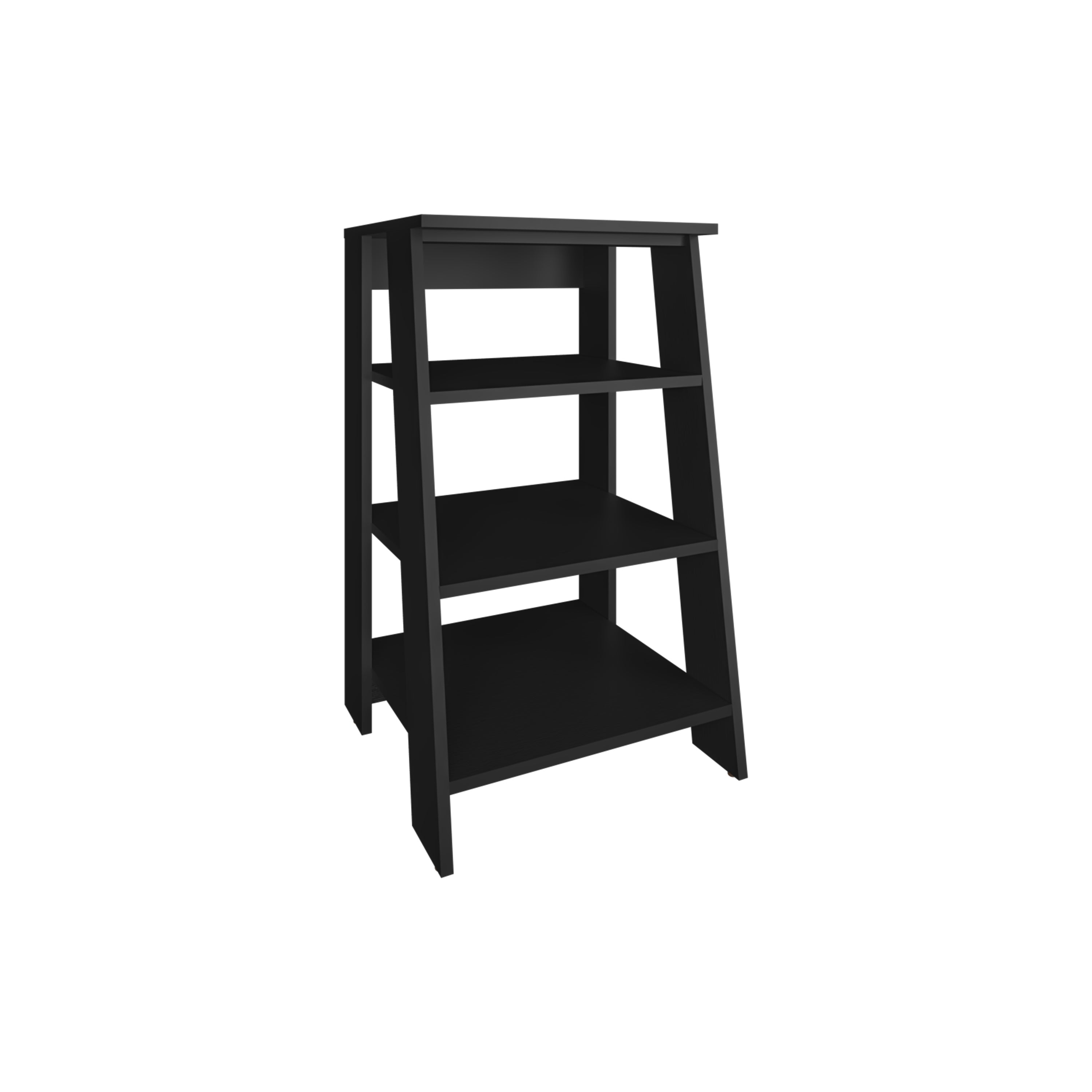 Colyn Linen Cabinet, Four Shelves, Vertical, Black - Luciddepo