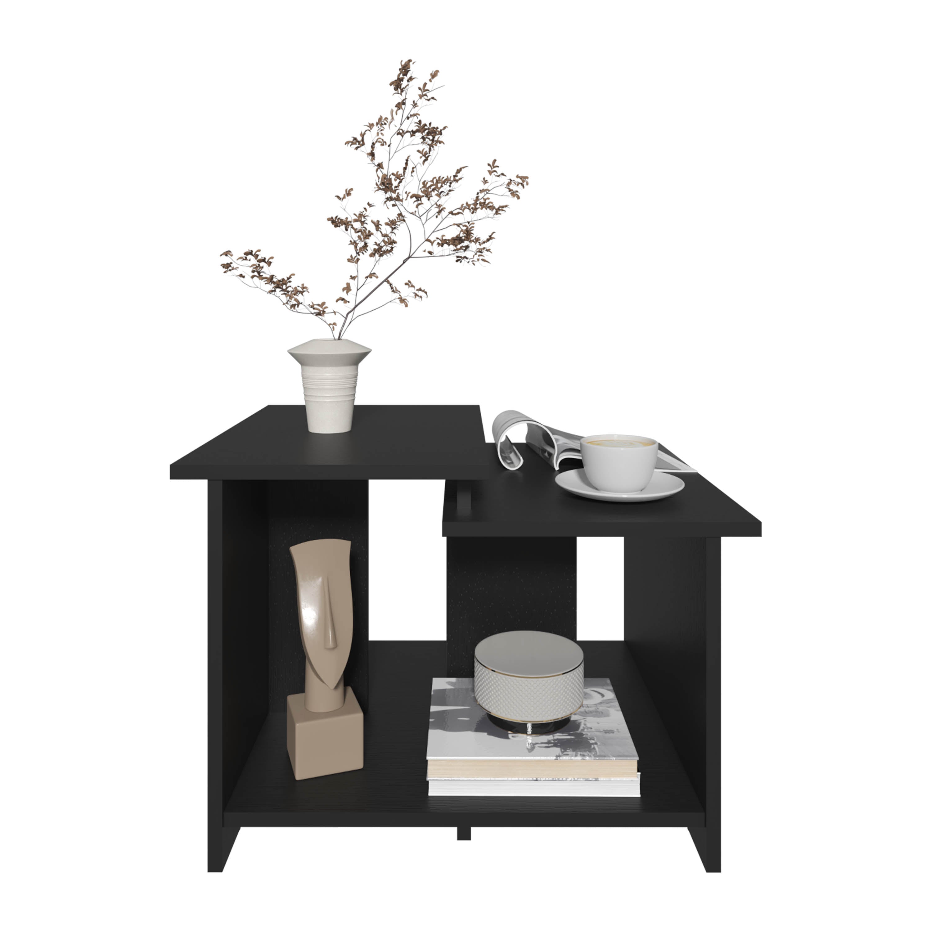 Hesston Coffee Table, Black Wengue - Luciddepo