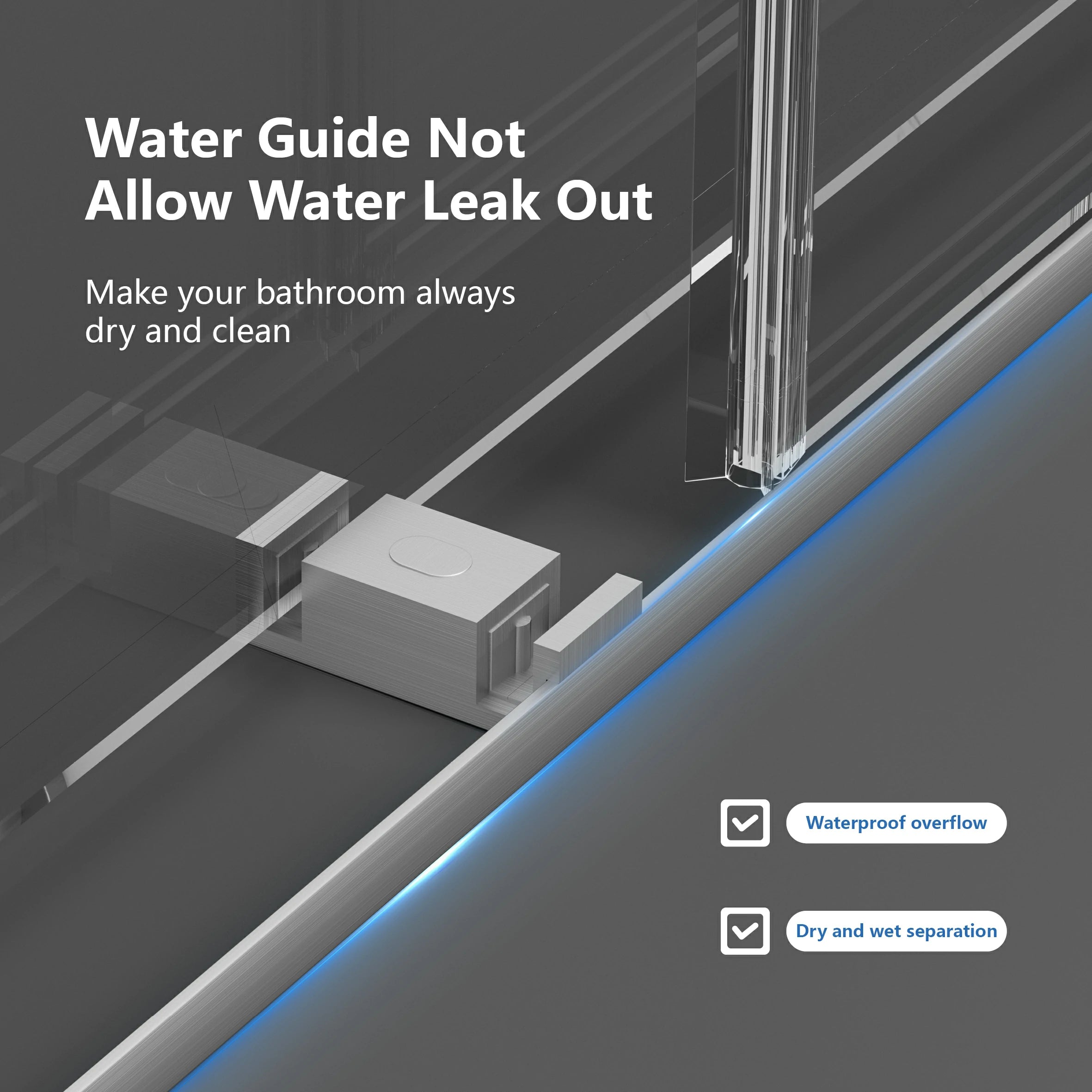 Frameless Double Sliding Shower Door 55"-59"W x 72"H, 8mm Thick SGCC Clear Tempered Glass, Brushed Nickel - Luciddepot